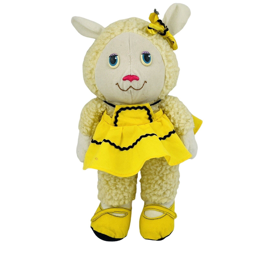 Vintage The Get Along Gang Woolma‎ Lamb Plush Tomy 1984 No Skates